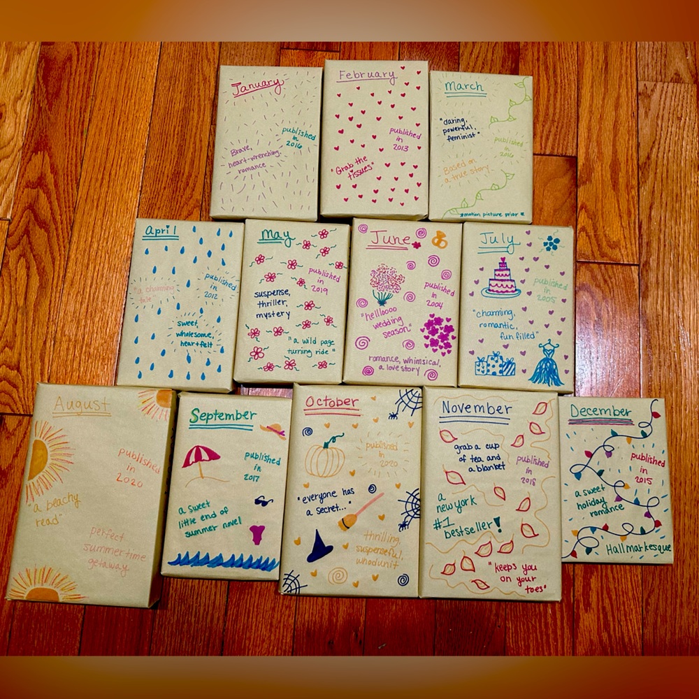 Surprise Books of the month for a Year!